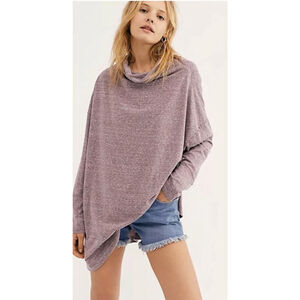 Free People We The Free Bella Vista tunic shirt mulberry medium
